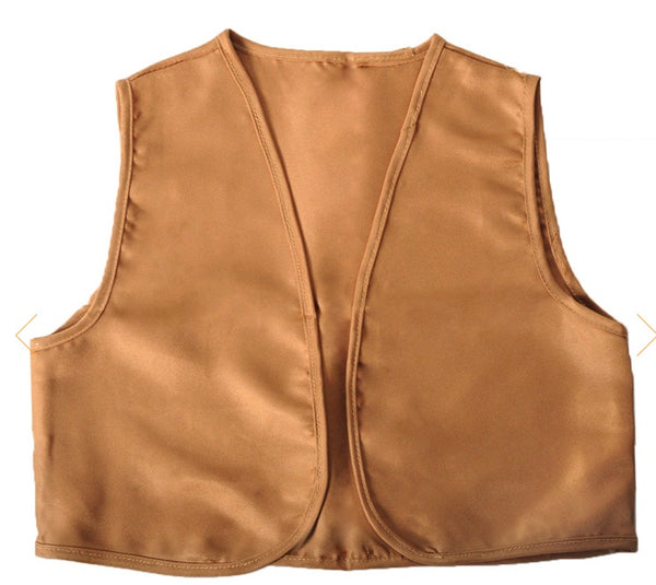 Adult Colonial Vest (Light Brown)